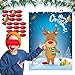 Funnlot Christmas Party Games for Kids Pin The Nose On The Deer Kids Christmas Games for Party Christmas Activities for Families Pin The Nose On The for Adults Christmas Games - Image 3