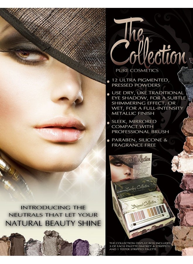 Pure Cosmetics - The Lano Company Pure Cosmetics Stripped Eye Shadow Palette - Image 1