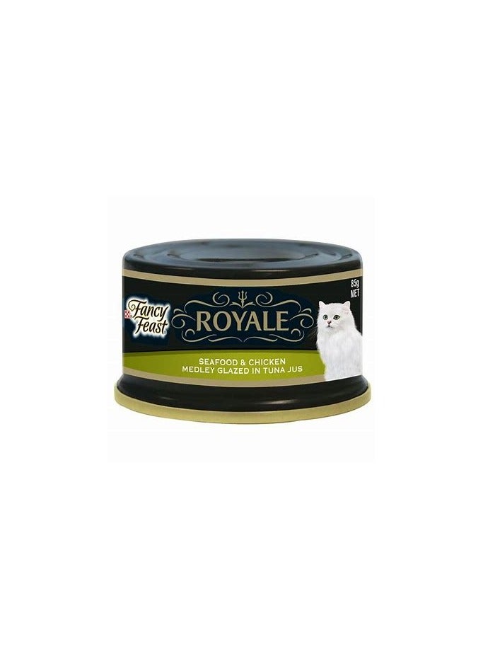 PURINA Fancy Feast Royale Seafood and Chicken Medley, 85g×6