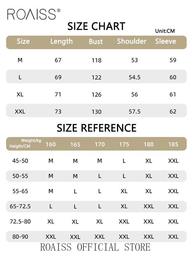 Men Solid Cargo Corduroy Long Sleeve Shirt Casual Single Breasted Pocket Shirts Jacket