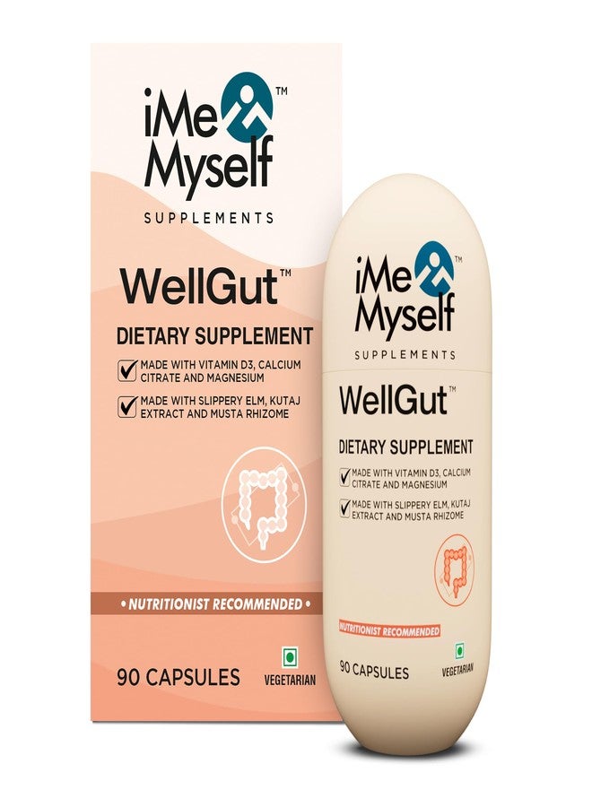 iMeMyself WellGut Complete Daily Digestive Formula | Traditional Herbs with Minerals & Probiotics 90 Vegan Capsules - Image 1