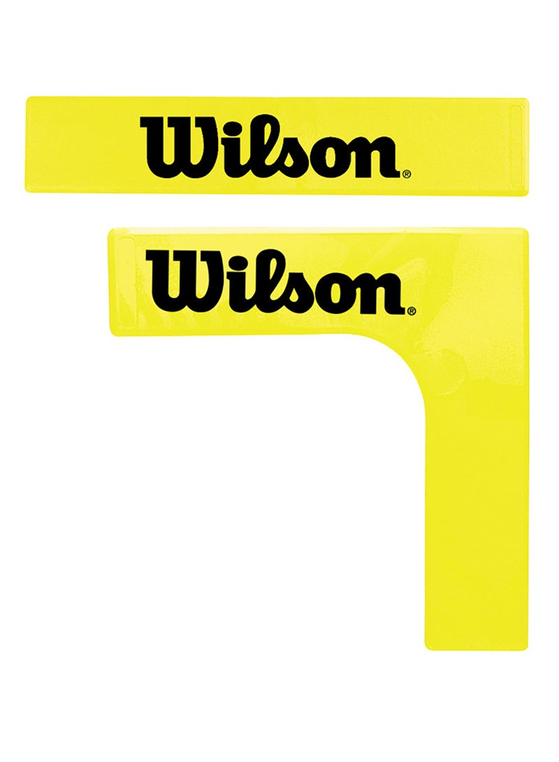 ويلسون خطوط ملاعب التنس ،  زوايا و خط مستقيم