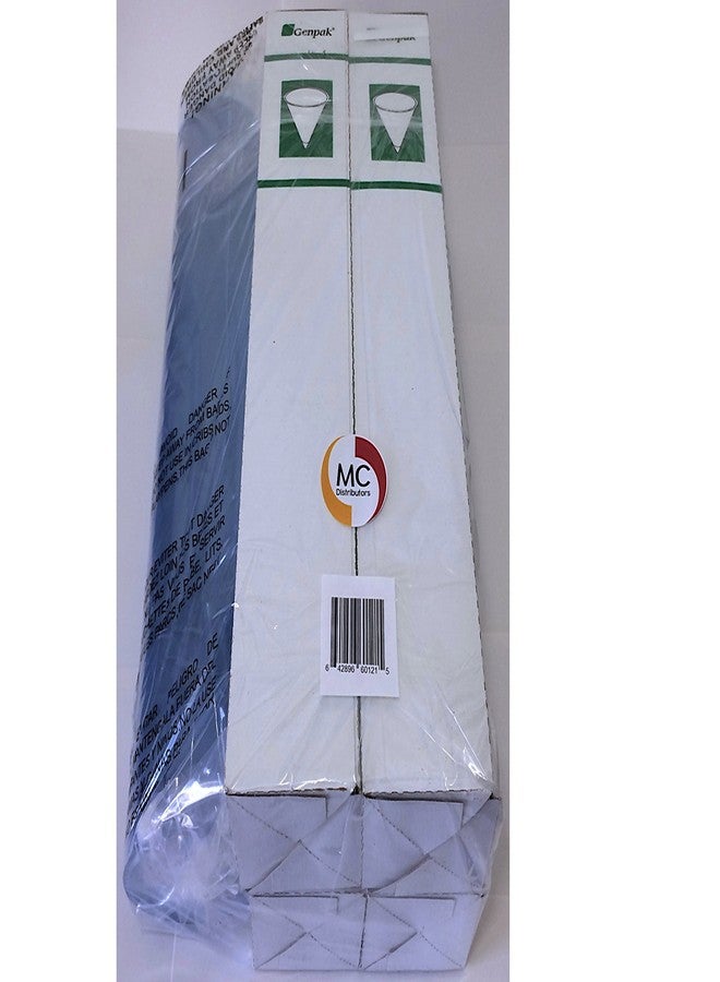 Genpak MC Distributors Cone Cup & Dispenser Bundle - Genpak Compostable 4.5 oz. Paper Cone Water Cup 4-Pack & San Jamar C3165FBL Wall Mount Dispenser Tube - Image 4
