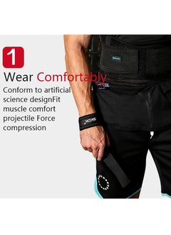 SKDK SKDK Cotton Hard Pull Wrist Lifting Straps Grips Band-Deadlift Straps with Neoprene Cushioned Wrist Padded and Anti-Skid Silicone - for Weightlifting, Bodybuilding, Xfit, Strength Training (Army Green)  - Image 4