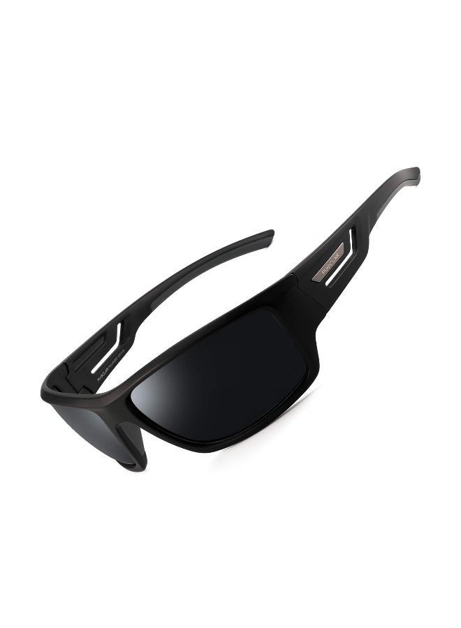 PUKCLAR Polarised Sports Sunglasses for Men Women - Lightweight TR90 Frame, UV400 Protection, Spring Hinges for Driving Cycling Running - Image 4