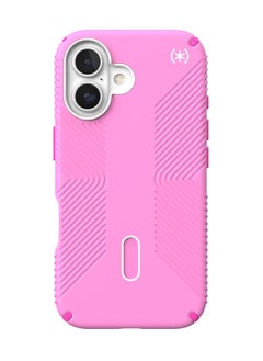 Speck Speck - Presidio2 Grip ClickLock Case with MagSafe for Apple iPhone 16 - True Pink  - Image 2