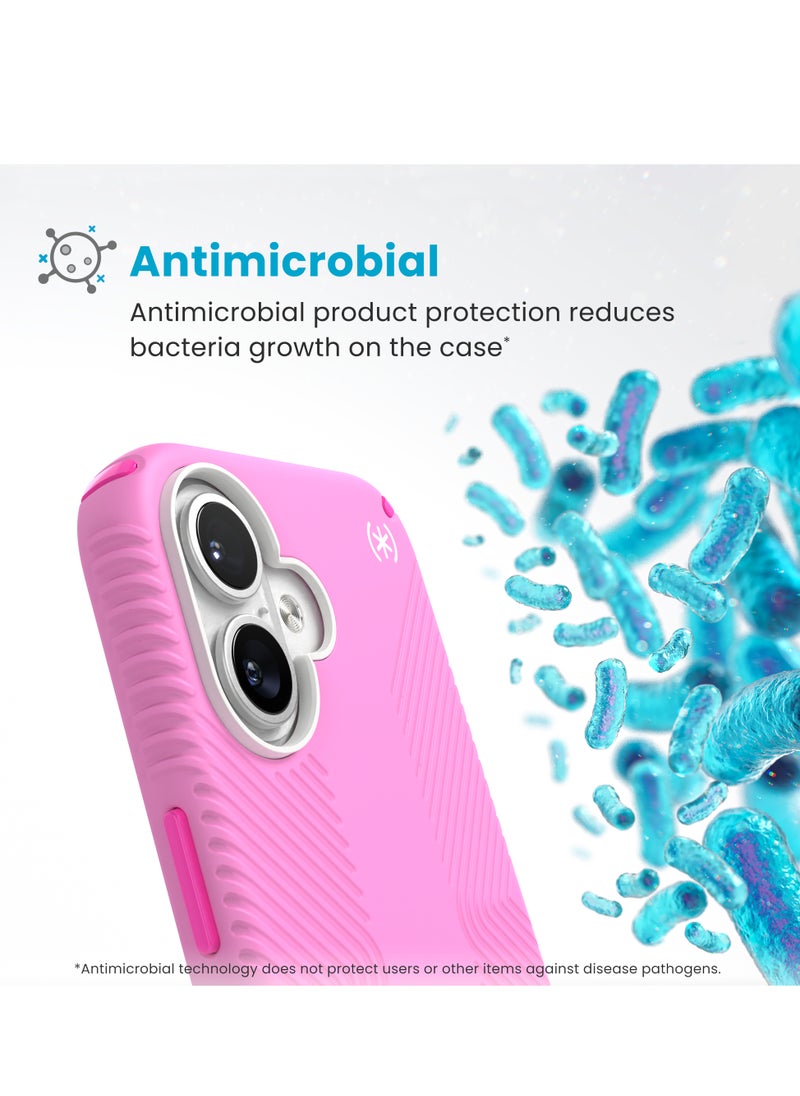 Speck - Speck - Presidio2 Grip ClickLock Case with MagSafe for Apple iPhone 16 - True Pink - Image 1