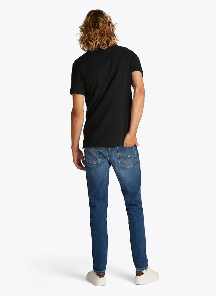 تومي جينز بولو قطن سليم