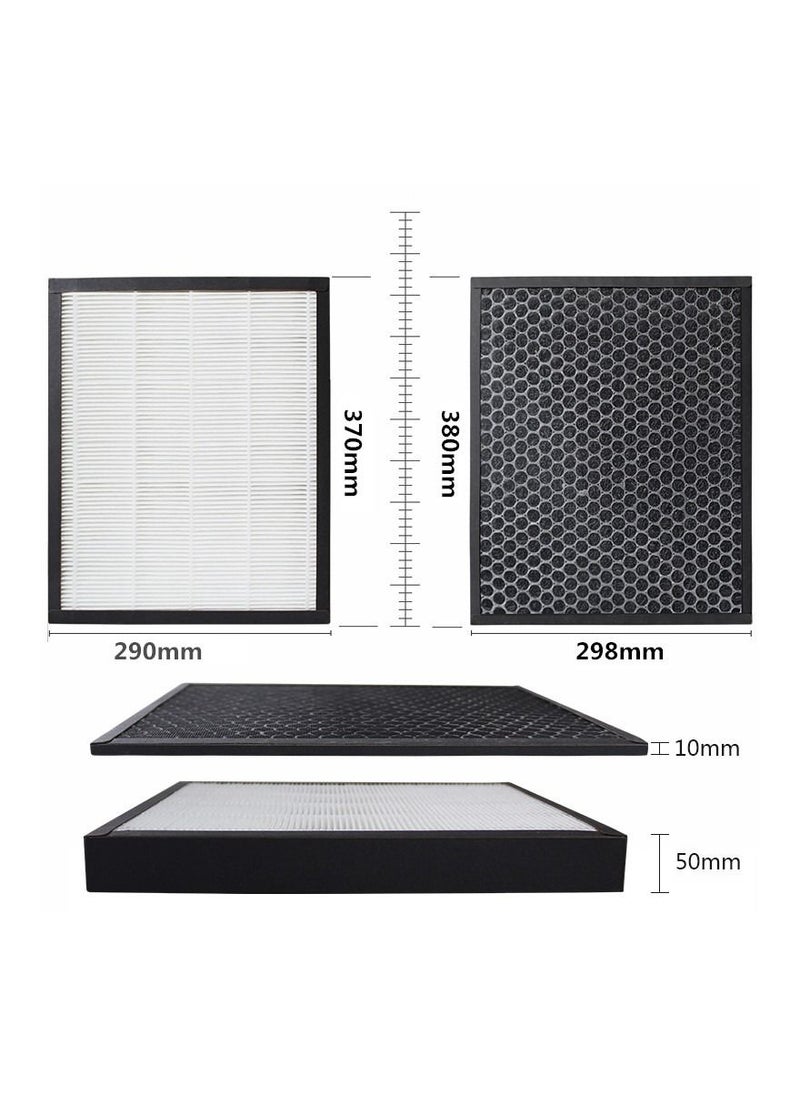 Generic - FY3433 FY3432 HEPA Filter Compatible with Philips Air Purifier AC3252 AC3254 AC3256 AC3259 AC3258 AC3260 Replace The Activated Carbon Filter - Image 1