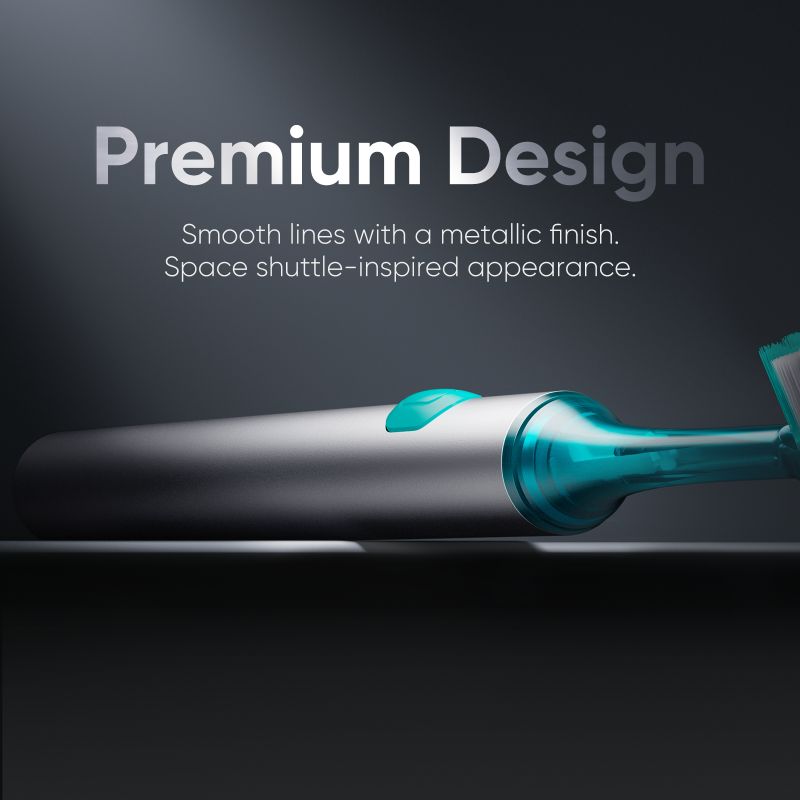 Soocas MT1 Sonic Electric Toothbrush, Smooth Portable, Ipx8 Waterproof, Oral Care for Adults and Kids, Silver - Image 5