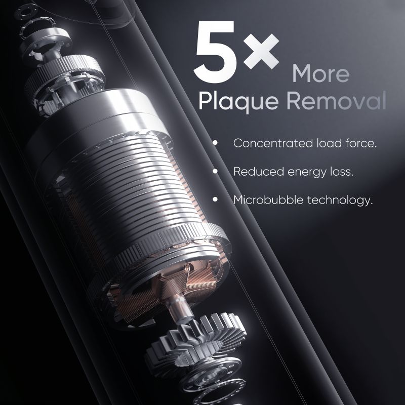 Soocas MT1 Sonic Electric Toothbrush, Smooth Portable, Ipx8 Waterproof, Oral Care for Adults and Kids, Silver - Image 4