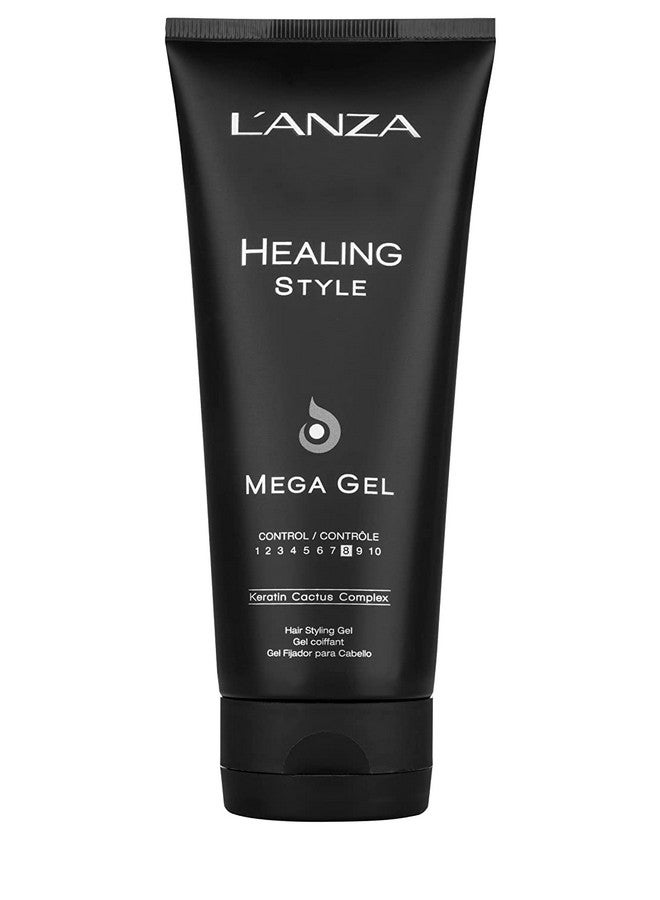 L'anza Healing Style Mega Gel With Strong Hold Effect Nourishes And Refreshes The Hair While Styling With Keratin Alcoholfree Formula And Uv Rays Protection To Prevent Damage (6.8 Fl Oz) - Image 2