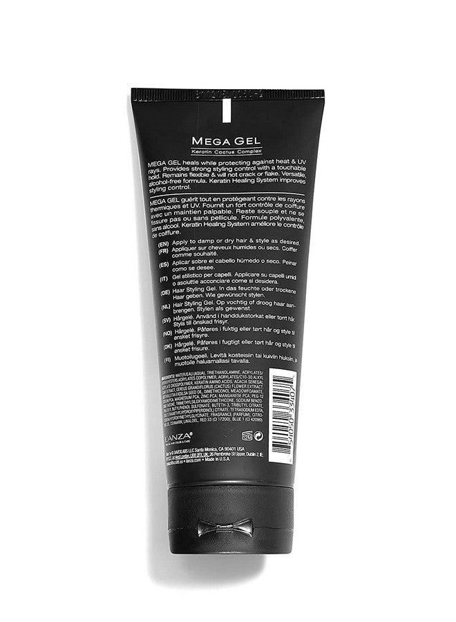 L'anza Healing Style Mega Gel With Strong Hold Effect Nourishes And Refreshes The Hair While Styling With Keratin Alcoholfree Formula And Uv Rays Protection To Prevent Damage (6.8 Fl Oz) - Image 3