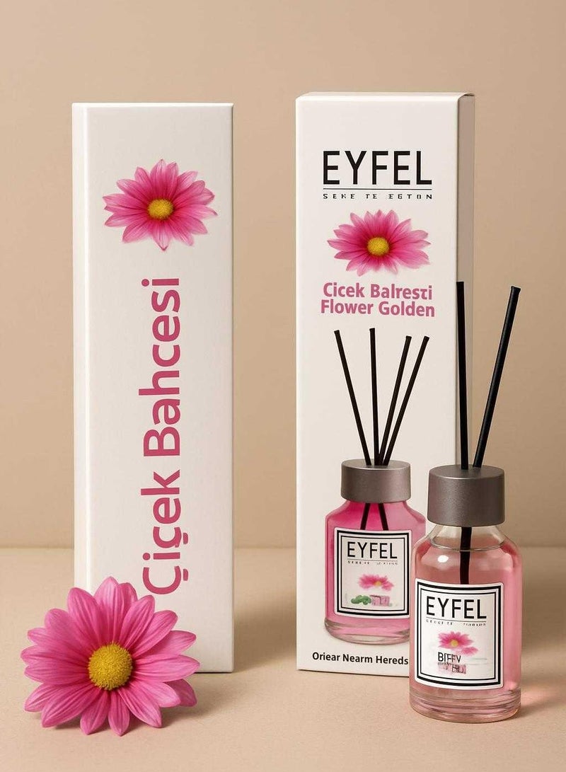 EYFEL Air Fresh Golden Flower Reed Diffuser