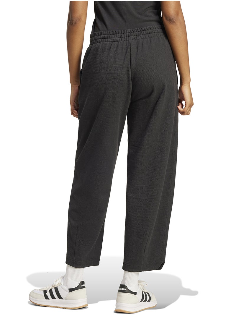 Adidas All Szn Cloud Jersey Barrel Leg Pants  - Image 2