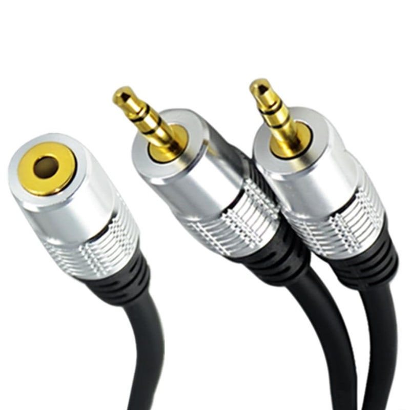 Heavy Duty 3.5mm Audio Splitter Cable for Sharing Music and Video on 2 Devices - Image 4