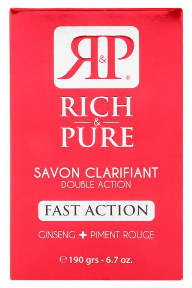Rich & Pure Double Active Clarifying Body Lotion+Body Cream+ Face Serum+Body Soap (Pack of 4) - Image 5