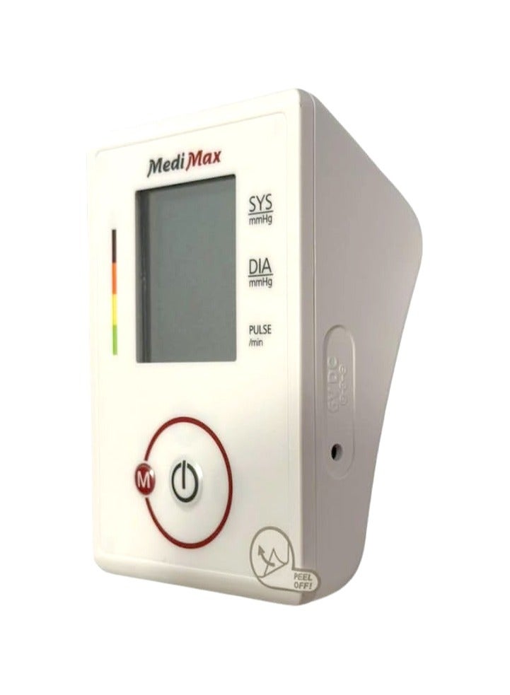 MEDI MAX CF155 Blood Pressure Monitor - Digital Blood Pressure Monitor with Adjustable Strap, Large Screen and Memory Function - Home Health Monitor for Accurate Readings - Image 1