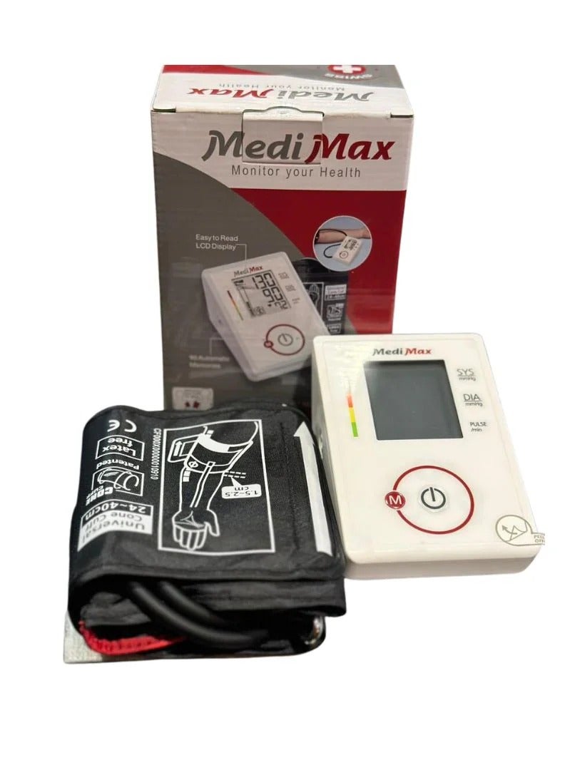 MEDI MAX CF155 Blood Pressure Monitor - Digital Blood Pressure Monitor with Adjustable Strap, Large Screen and Memory Function - Home Health Monitor for Accurate Readings - Image 3