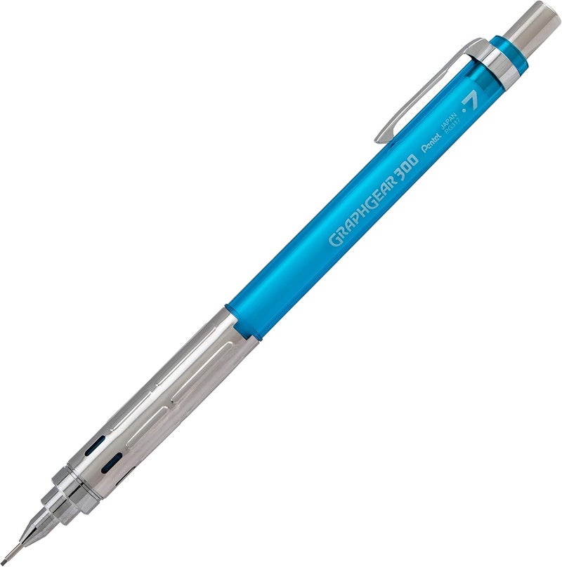 Pentel Graph Mechanical Pencil 0.7mm Sky Blue - Image 1