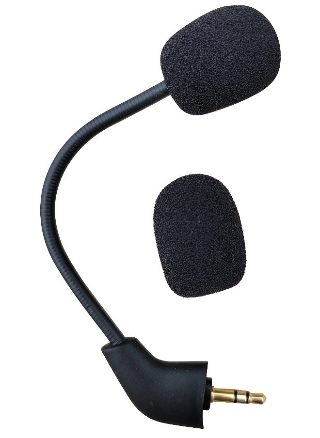 TNE TNE Replacement Game Mic Microphone Boom for Post2021 2nd Version Wired Kingston HyperX Cloud 2 II Cloud Core Cloud Pro CloudX PS4 Xbox One Nintendo Switch Computer PC Gaming Headsets  - Image 1