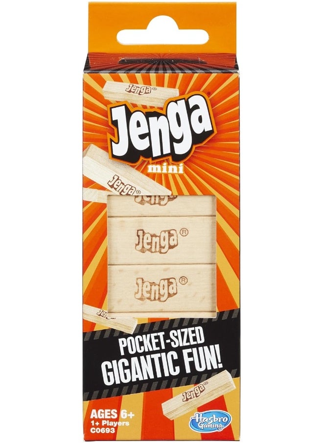 HASBRO - GAMING - Hasbro Jenga Mini Game, Brown/a - Image 1