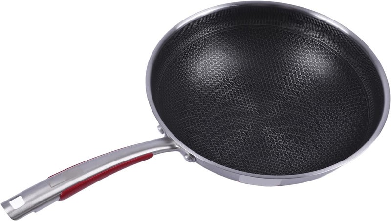 General compatible practical design aqxreight Stainless Steel Nonstick Frying Pan Evenly Heated Saute Pan Cookware for All Stove (32cm/12.6in) User feedback upgraded quality Popular trusted craftsmanship Wide usage compatibility Repeated use trusted quality Defect free upgraded substance Simple multifunctional build Post-order arranged dispatch Storage transit efficiency build Precision processed material Locally packed stock All consumer tier purchase options Trendy versatile build Matte anti slip finish Cost saving user oriented build Trendy natural assorted colors Practical design alternatives Trusted all-purpose quality Natural material All condition resistant crafted quality Light & sturdy Diverse requirement fit All-season available stock Assorted trendy color picks Multiple local stock source - Image 5