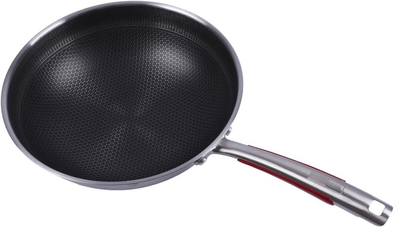General compatible practical design aqxreight Stainless Steel Nonstick Frying Pan Evenly Heated Saute Pan Cookware for All Stove (32cm/12.6in) User feedback upgraded quality Popular trusted craftsmanship Wide usage compatibility Repeated use trusted quality Defect free upgraded substance Simple multifunctional build Post-order arranged dispatch Storage transit efficiency build Precision processed material Locally packed stock All consumer tier purchase options Trendy versatile build Matte anti slip finish Cost saving user oriented build Trendy natural assorted colors Practical design alternatives Trusted all-purpose quality Natural material All condition resistant crafted quality Light & sturdy Diverse requirement fit All-season available stock Assorted trendy color picks Multiple local stock source - Image 3