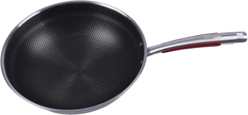 General compatible practical design aqxreight Stainless Steel Nonstick Frying Pan Evenly Heated Saute Pan Cookware for All Stove (32cm/12.6in) User feedback upgraded quality Popular trusted craftsmanship Wide usage compatibility Repeated use trusted quality Defect free upgraded substance Simple multifunctional build Post-order arranged dispatch Storage transit efficiency build Precision processed material Locally packed stock All consumer tier purchase options Trendy versatile build Matte anti slip finish Cost saving user oriented build Trendy natural assorted colors Practical design alternatives Trusted all-purpose quality Natural material All condition resistant crafted quality Light & sturdy Diverse requirement fit All-season available stock Assorted trendy color picks Multiple local stock source - Image 1