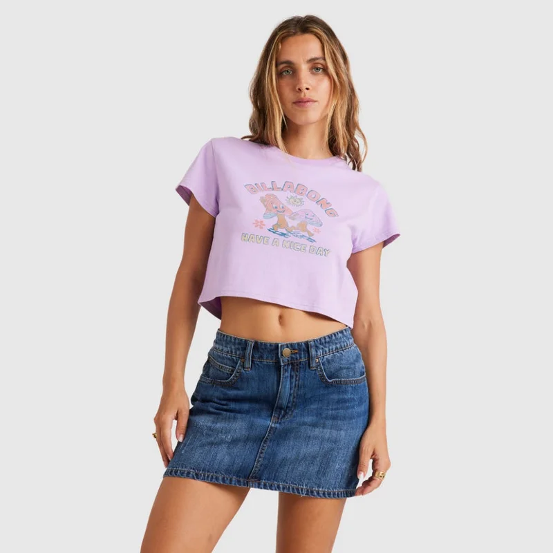 بيلابونج Happy Mind Crop T-Shirt - Women