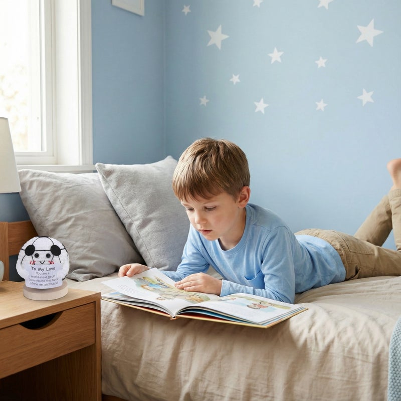 هدية دمية كرة قدم محبوكة يدويًا - Image 3