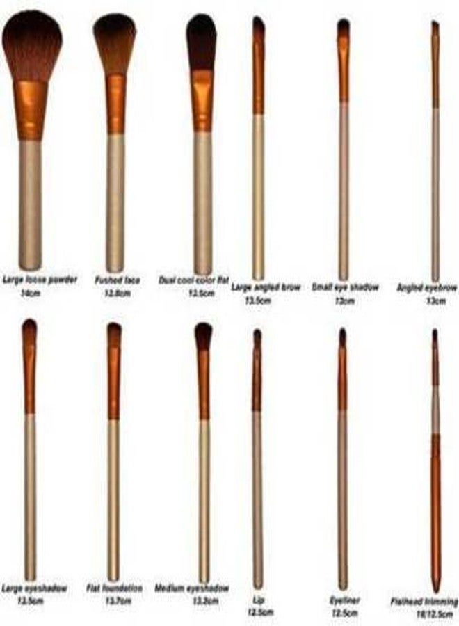 DATNASAYAD Makeup Brushes Set Soft & Silky (Pack of 12) - Image 3