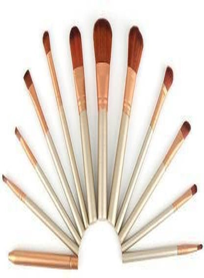 DATNASAYAD Makeup Brushes Set Soft & Silky (Pack of 12) - Image 4