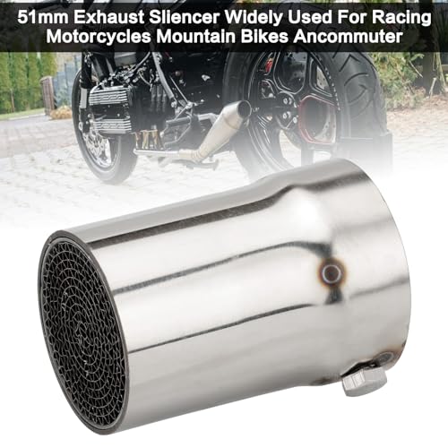 VG MOTO Universal Motorcycle DB killer 51mm 2" Exhaust Muffler Baffle Removable for Silencer Pipe Noise Sound Eliminator (Style C) - Image 5