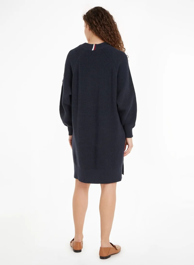 TOMMY HILFIGER Logo Sleeve Knitted Sweater