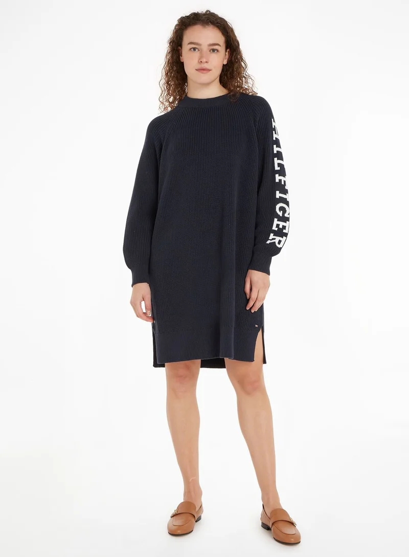 TOMMY HILFIGER Logo Sleeve Knitted Sweater