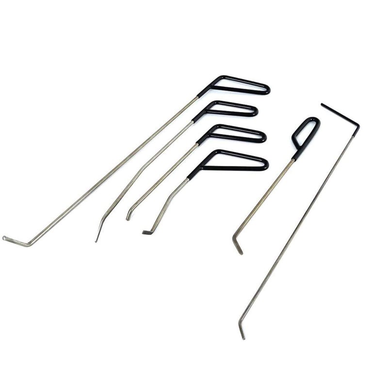 WHDZ Rods Auto Body Dent Repair Hail Damage Removal Tools Dent Hammer for Door Dings Hail Repair and Dent Removal 6 Pieces