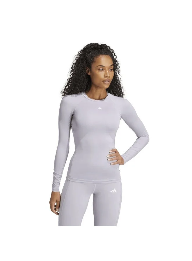 Adidas Tf Ls T Grey Training T-Shirts 2Xs