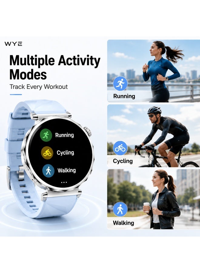 WYE Slim Bluetooth Smartwatch | Activity Tracker Bluetooth Calling Smartwatch| Heart Rate Monitor | Fitness Tracking watch | Compatible with Android & iOS - Image 4