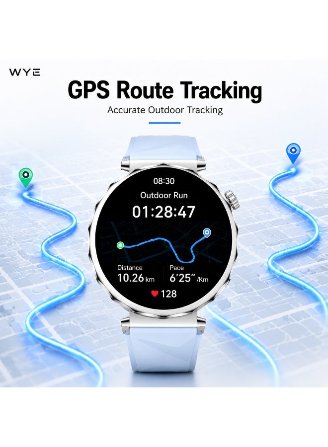 WYE Slim Bluetooth Smartwatch | Activity Tracker Bluetooth Calling Smartwatch| Heart Rate Monitor | Fitness Tracking watch | Compatible with Android & iOS - Image 3