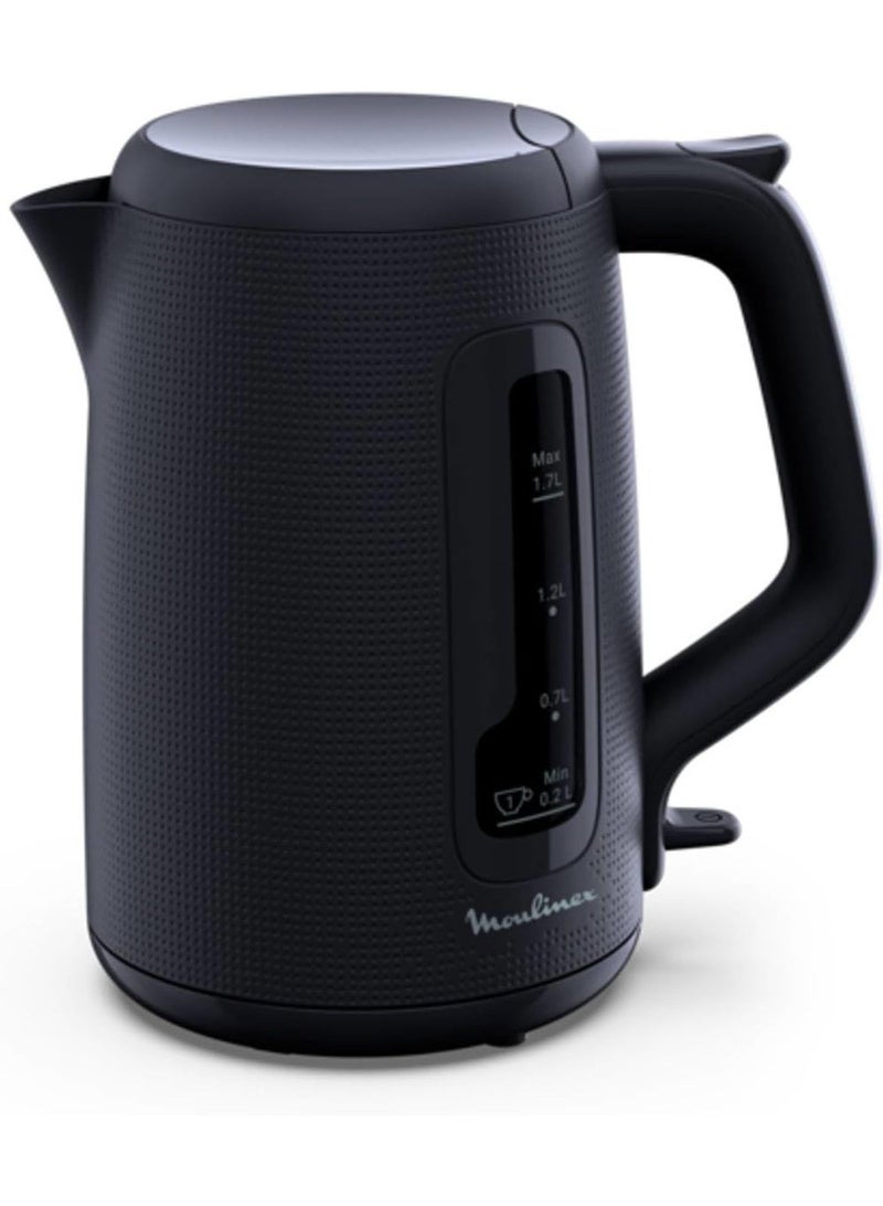 مولينكس غلاية كهربائية لاسلكية من مولينكس، سعة 1.7 لتر، بقوة 2400 واط. 1.7 L 2400 W BY2M0810 black - Image 1