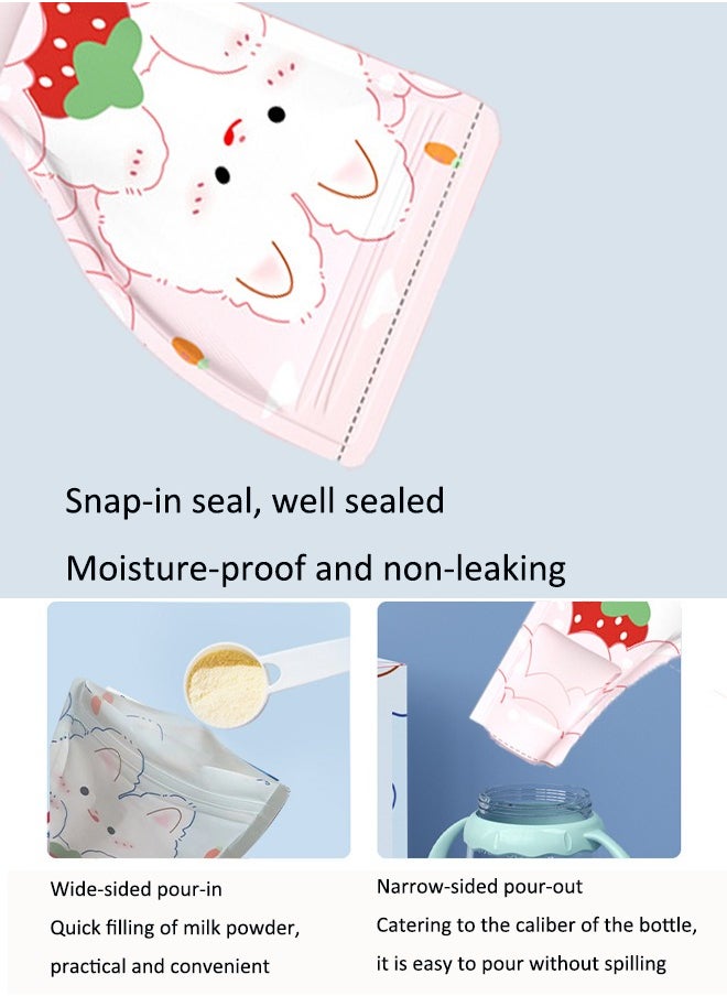 Aissiora 30PCS Baby milk sealed bag Milk powder is divided into bags Convenient milk powder pouches Disposable milk storage bags Baby milk powder is divided into bags  - Image 4