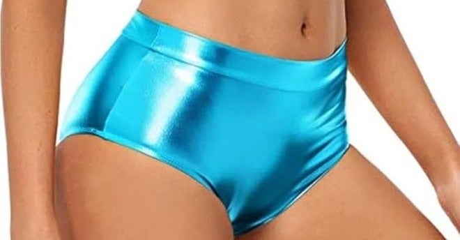 Women Underwear Fashion Multicolor Lycra Faux Leather