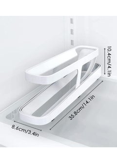 Reko Rolling Egg Holder,Auto Rolling Design Egg Container - Space Saving Kichen Countertop Organizer, 2 Tier Egg Container Tray for Fridge Countertop Pantry Generic  - Image 2