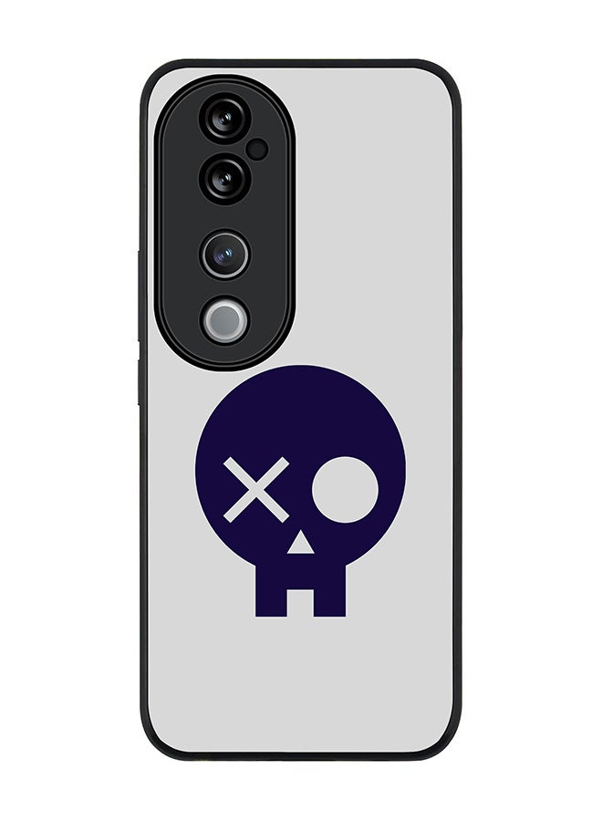 Stylizedd For vivo V40 5G /vivo V40 Pro Case,Slim fit Camera Protection, Shockproof Thin Phone cover - Skull Patch - Image 1