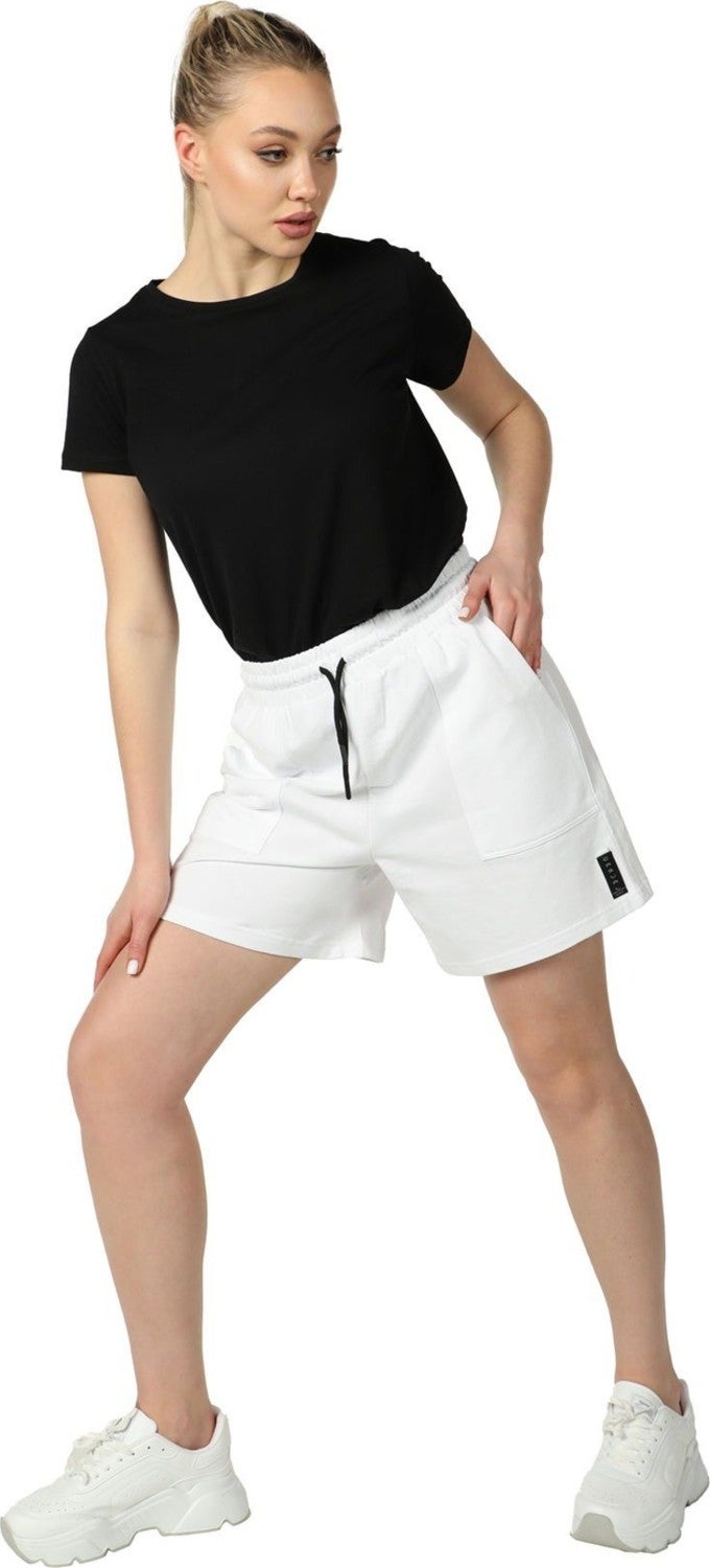 Defy's Women's Shorts White  - Image 2