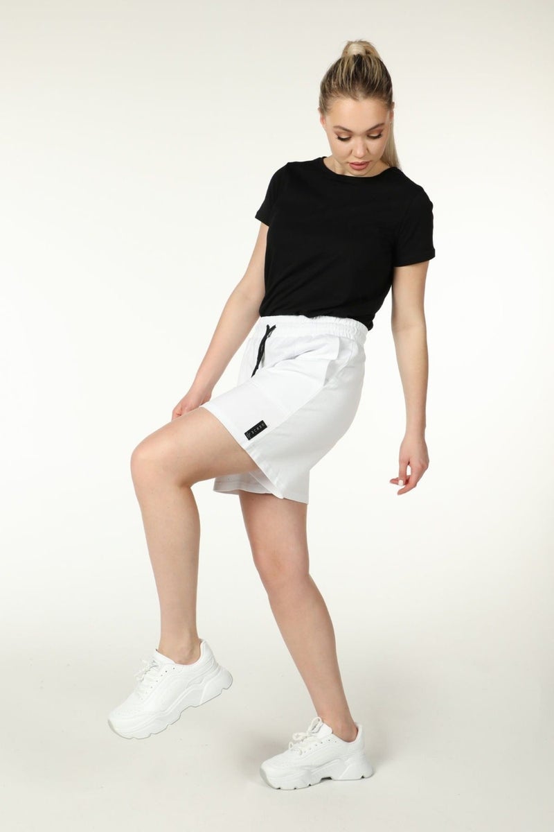 Defy's Women's Shorts White  - Image 4
