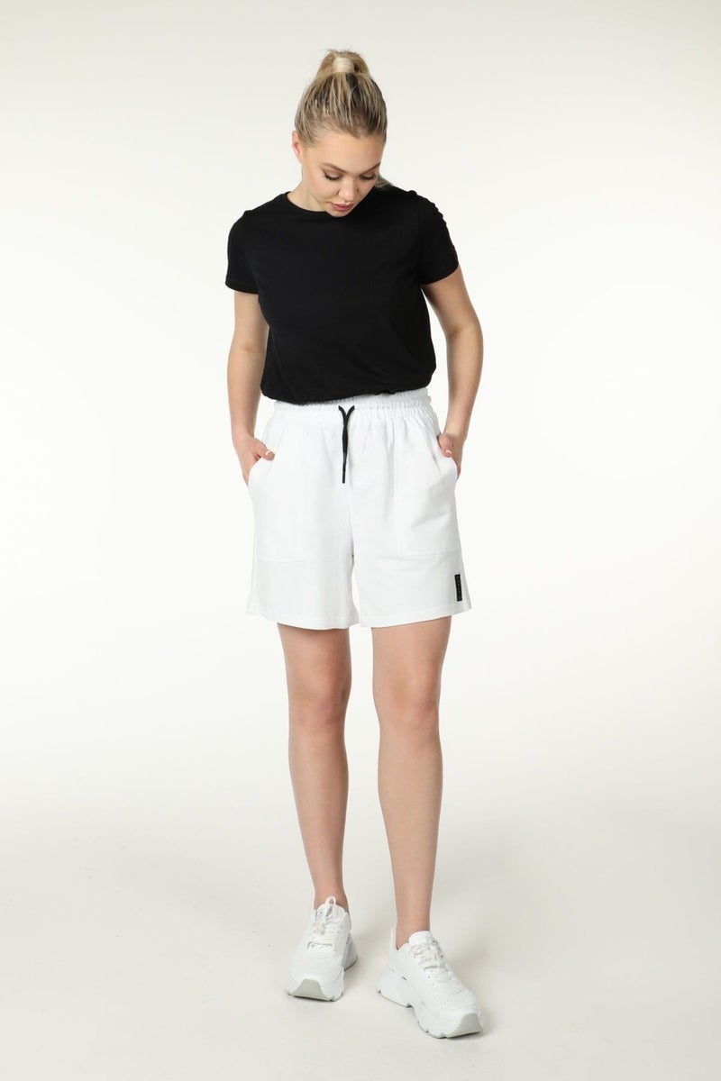 Defy's Women's Shorts White  - Image 5