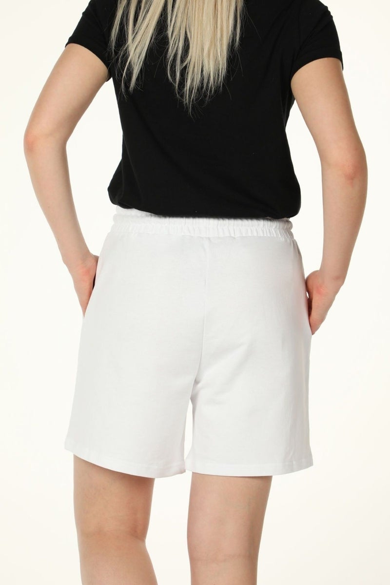 Defy's Women's Shorts White  - Image 3