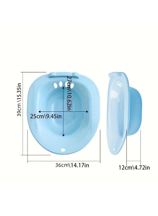 White Bidet Basin Multipurpose Female Private Care Squatting Maternity Basin - Image 3